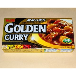 エルビーショクヒン(エスビー食品)のGOLDEN CURRY ゴールデンカレー　中辛◆エスビー(調味料)