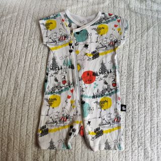 ムーミン(MOOMIN)の【お値下げ】ムーミン　半袖ロンパース(ロンパース)