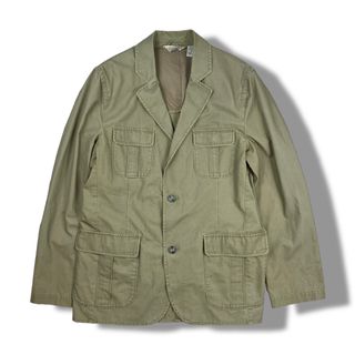 エルエルビーン(L.L.Bean)の00s L.L.Bean エルエルビーン ヴィンテージサファリジャケット カーキ(テーラードジャケット)