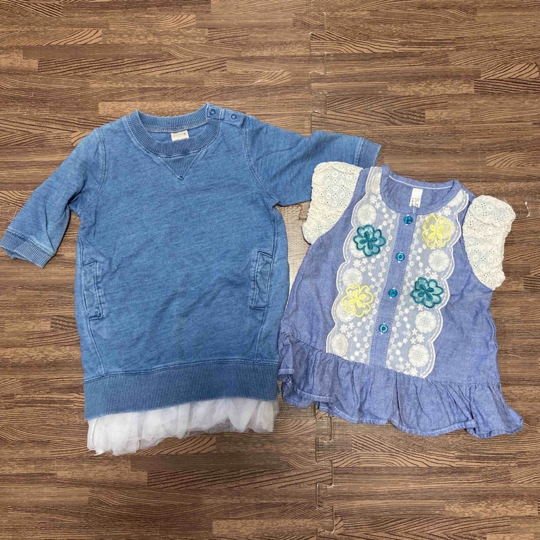 petit main(プティマイン)の女の子　夏服　12着　まとめ売り　90cm キッズ/ベビー/マタニティのキッズ服女の子用(90cm~)(その他)の商品写真