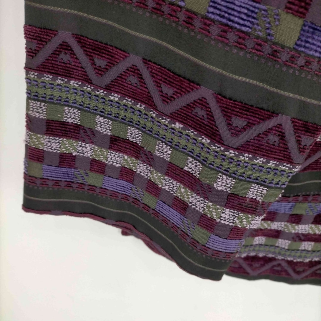SAGHARBOR(-) 90S 総柄 刺繍編み込み シャツジャケット アウター 3