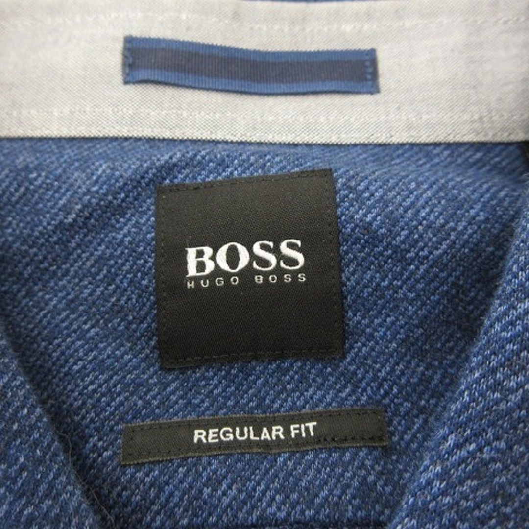 HUGO BOSS(ヒューゴボス)のヒューゴボス 美品 シャツ 長袖 ダークブルー 大きいサイズ 3XL STK メンズのトップス(シャツ)の商品写真