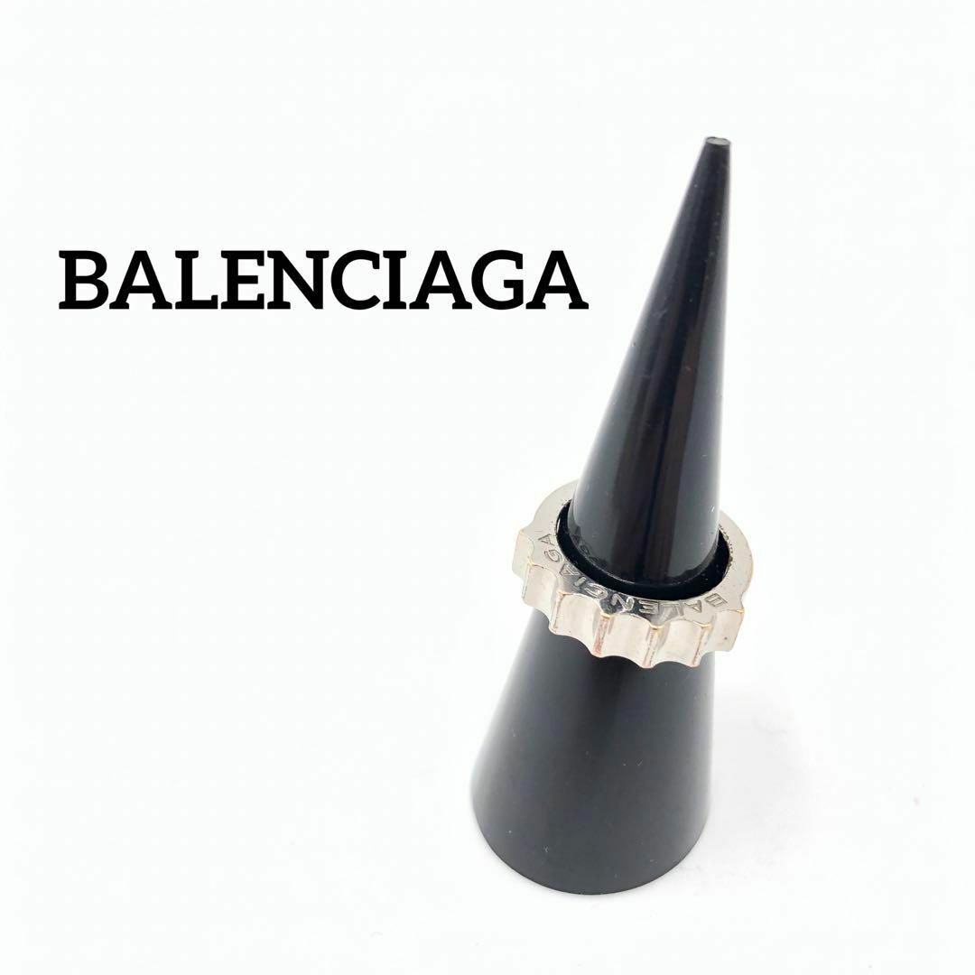 BALENCIAGA』バレンシアガ (9号) ロゴ リング 指輪 - リング(指輪)