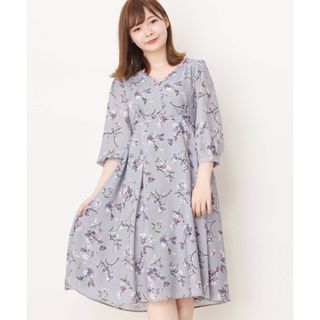 シュープリームララ(Supreme.La.La.)のSupreme.La.La. 【美人百花/Ray掲載】カラフルフラワーワンピース(ひざ丈ワンピース)