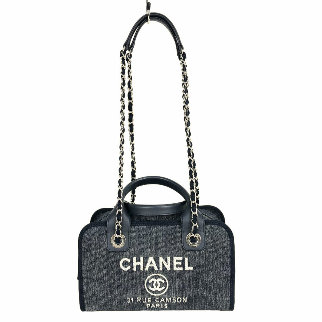 シャネル CHANEL ドーヴィル ボーリング ショルダーバッグ レデ