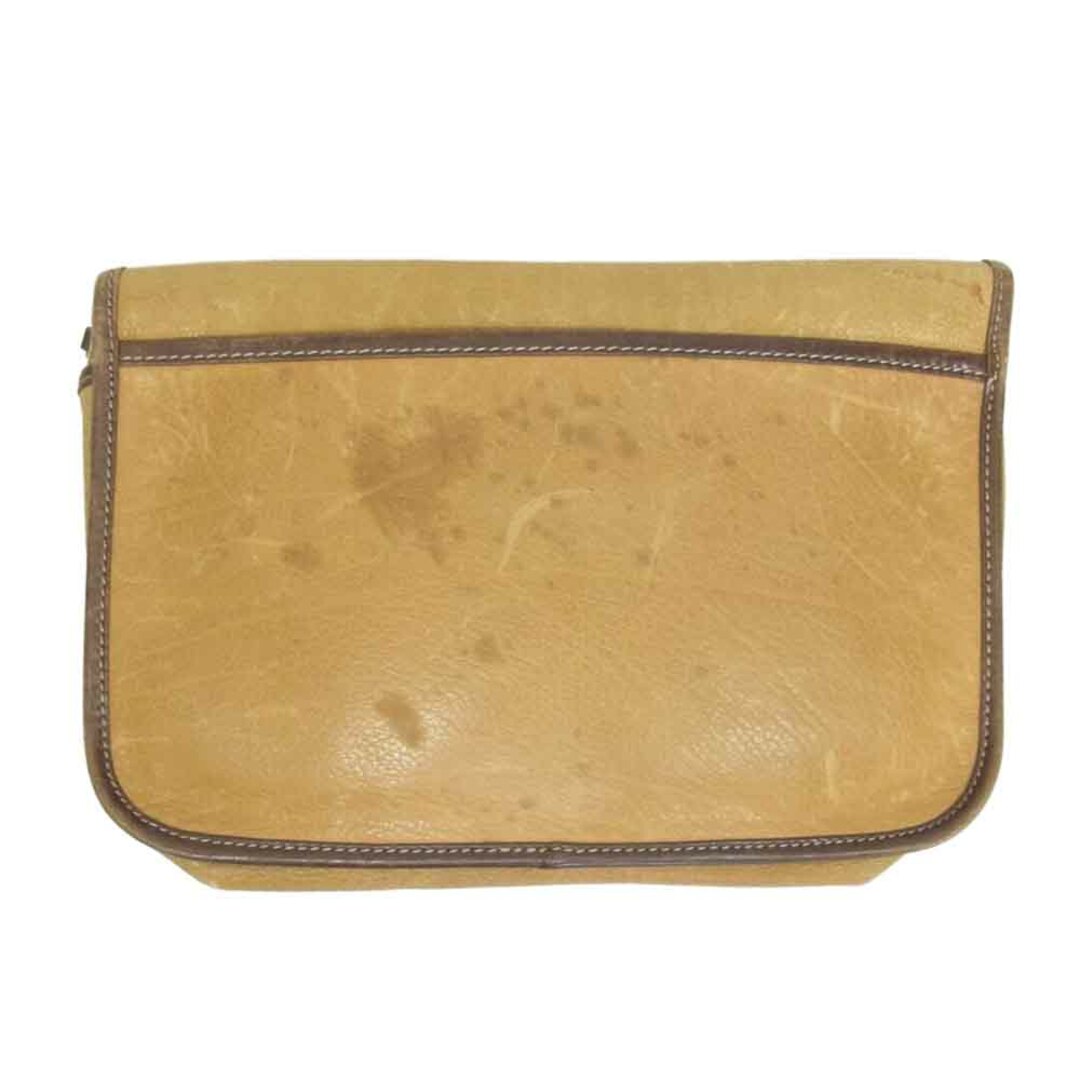 LOEWE - LOEWE ロエベ レザー クラッチ セカンド バック ブラウン系