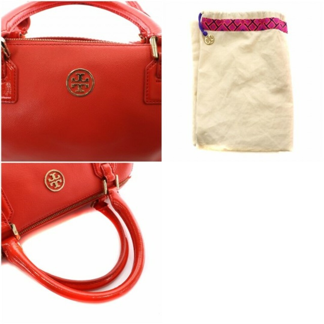 Tory Burch(トリーバーチ)のトリーバーチ ハンドバッグ ショルダーバッグ ボストンバッグ レザー 赤 レディースのバッグ(ハンドバッグ)の商品写真