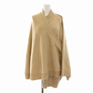 サルヴァトーレフェラガモ ポンチョ ニット ジャケット カシミヤ混 M