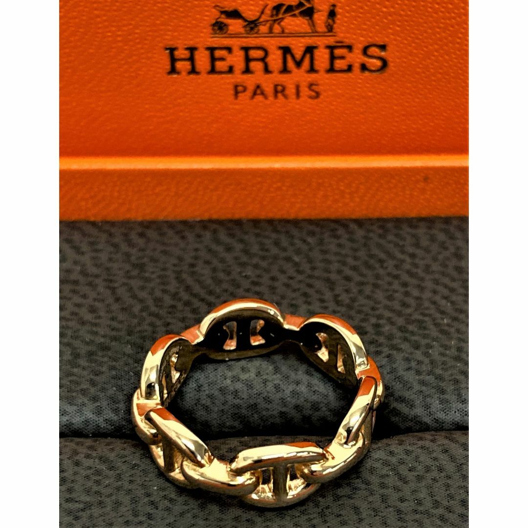 新品 HERMES エルメス アンシェネ リング 指輪