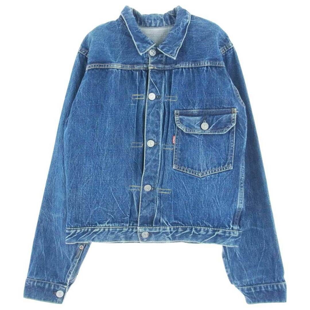 Levi's(リーバイス)のLevi's リーバイス デニムジャケット ヴィンテージ オリジナル 506xx 1st 刻印ツメ シンチバックリペア 片面 均等V デニム ジャケット インディゴブルー系【中古】 メンズのジャケット/アウター(その他)の商品写真