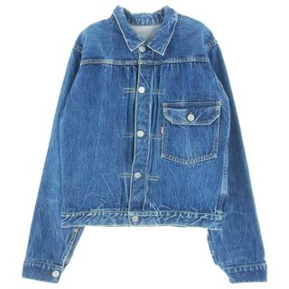 リーバイス(Levi's)のLevi's リーバイス デニムジャケット ヴィンテージ オリジナル 506xx 1st 刻印ツメ シンチバックリペア 片面 均等V デニム ジャケット インディゴブルー系【中古】(その他)