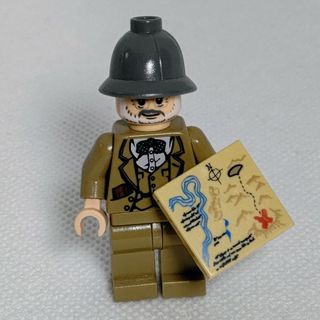 レゴ(Lego)のレゴ★ヘンリージョーンズ教授 ミニフィグ 正規品 美品 超人気 激レア(キャラクターグッズ)