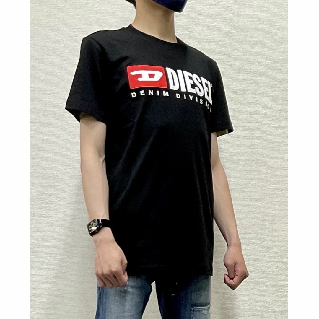 DIESEL(ディーゼル)のディーゼル　Tシャツ 20A23　Mサイズ　ブラック　新品　ロゴ　A03766 メンズのトップス(Tシャツ/カットソー(半袖/袖なし))の商品写真