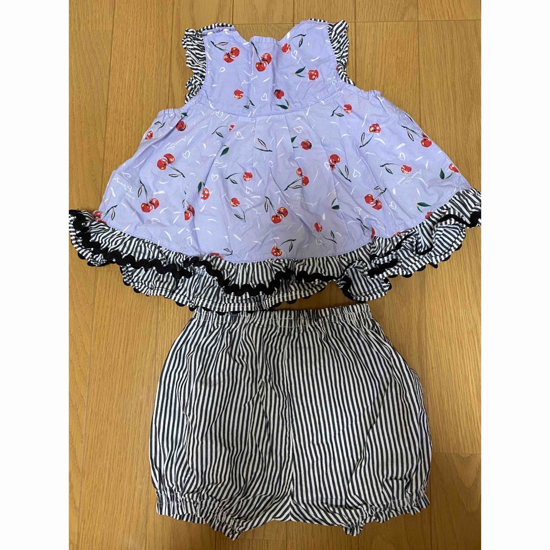 ANNA SUI mini(アナスイミニ)のANNA SUI MINI アナスイミニ　80サイズ　set up キッズ/ベビー/マタニティのベビー服(~85cm)(シャツ/カットソー)の商品写真