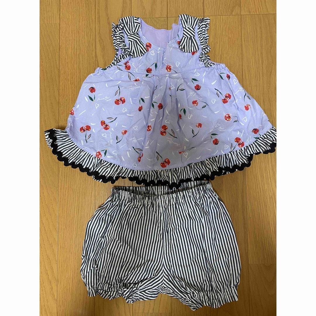 ANNA SUI mini(アナスイミニ)のANNA SUI MINI アナスイミニ　80サイズ　set up キッズ/ベビー/マタニティのベビー服(~85cm)(シャツ/カットソー)の商品写真