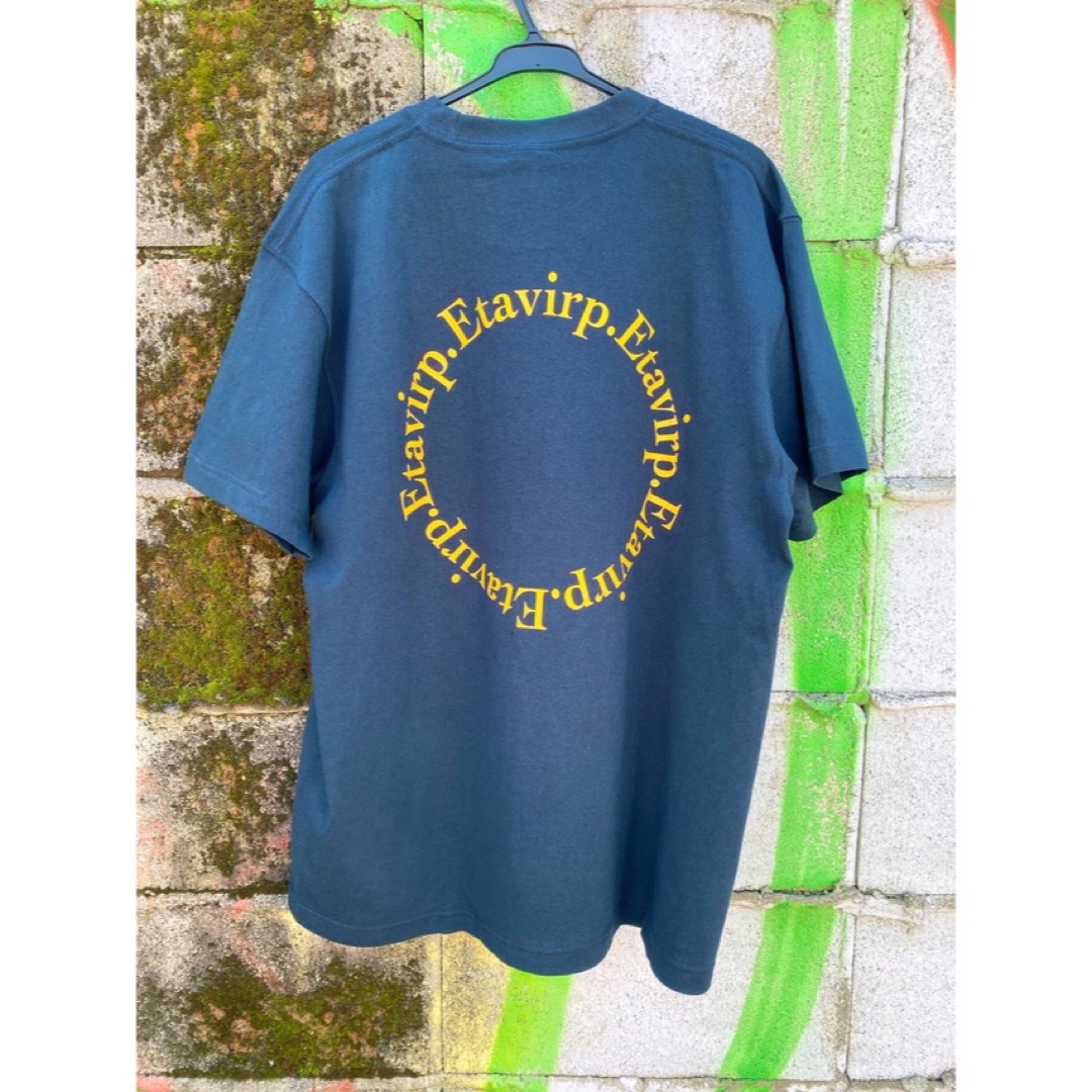 Etavirp circle logo tee ネイビー L 1