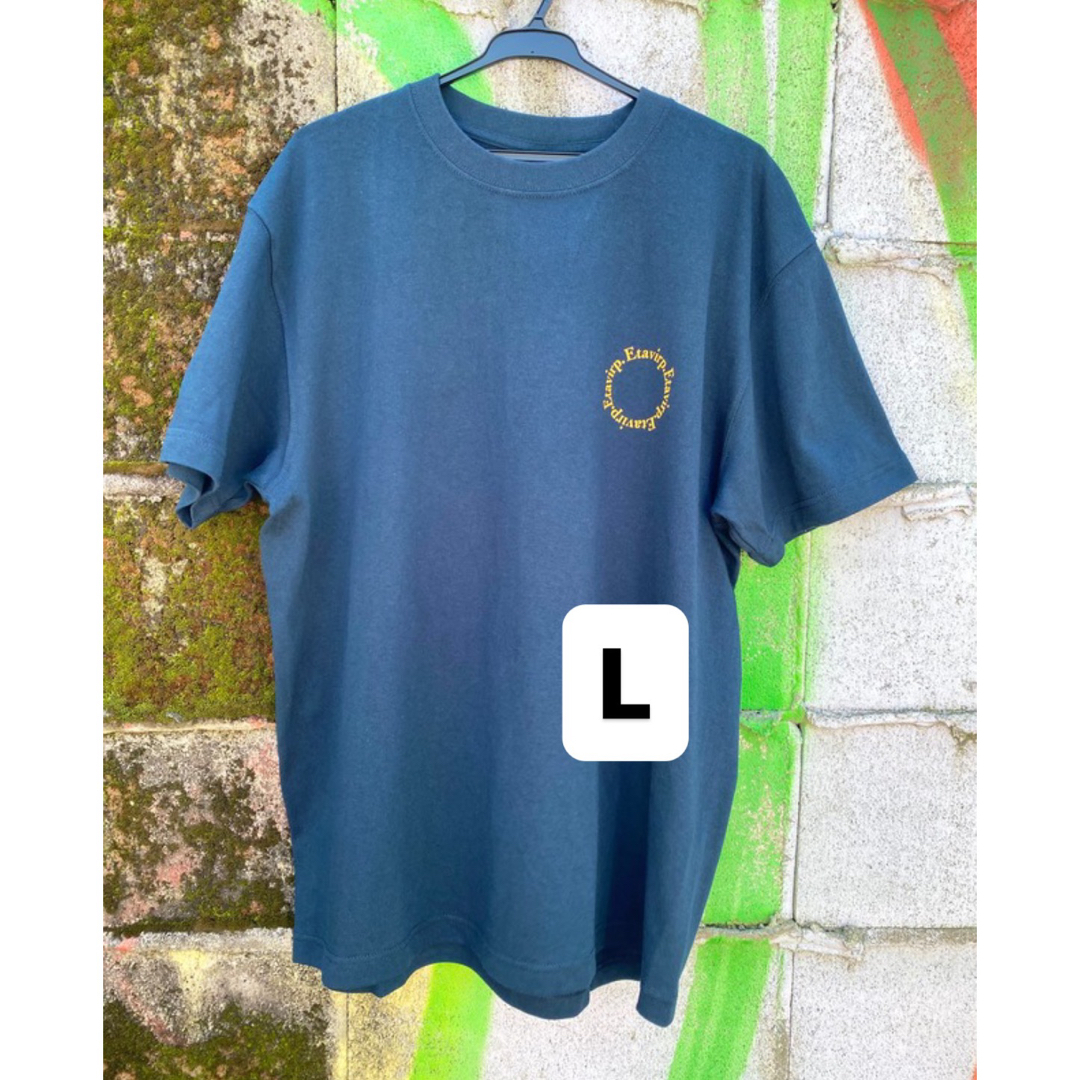 1LDK SELECT(ワンエルディーケーセレクト)のEtavirp circle logo tee ネイビー L メンズのトップス(Tシャツ/カットソー(半袖/袖なし))の商品写真