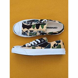 コンバース(CONVERSE)のコンバース ジャックパーセル 83CAMO SLIP 23,0cm OLIVE(スニーカー)