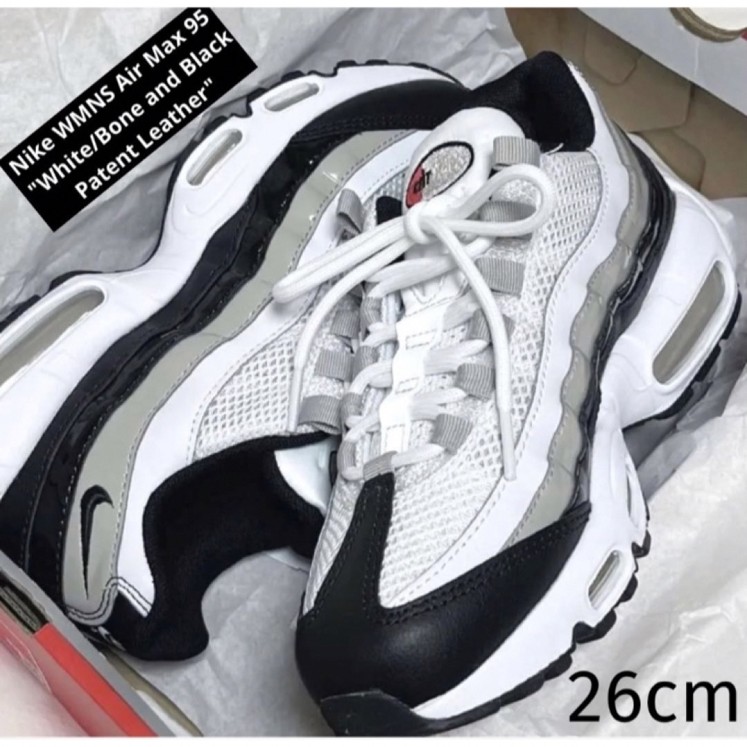 《新品》WMNS Air Max 95 White/Bone and Black