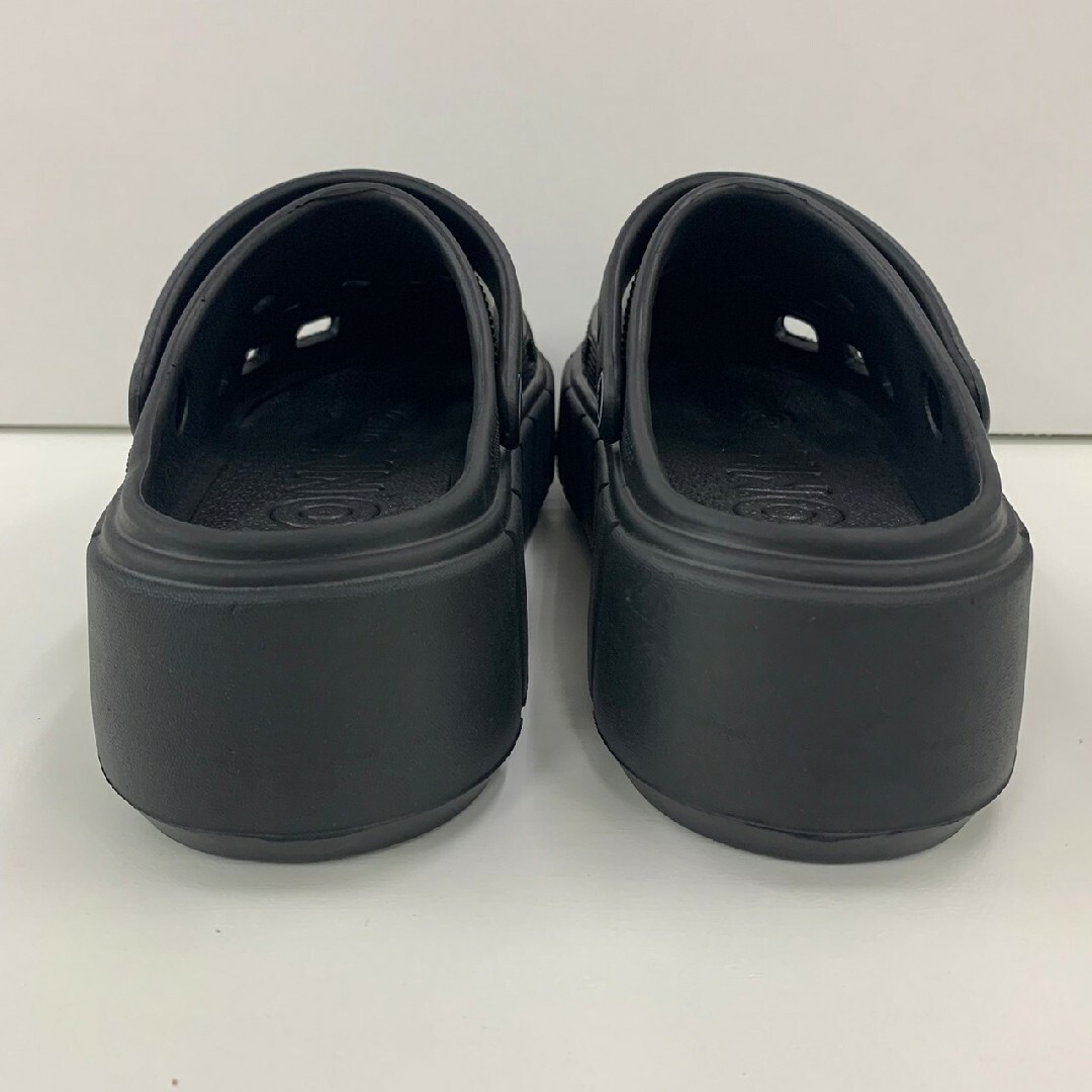 L/24.0-25.0cm レディース 新品  厚底サボサンダル 新品未使用 黒 レディースの靴/シューズ(サンダル)の商品写真
