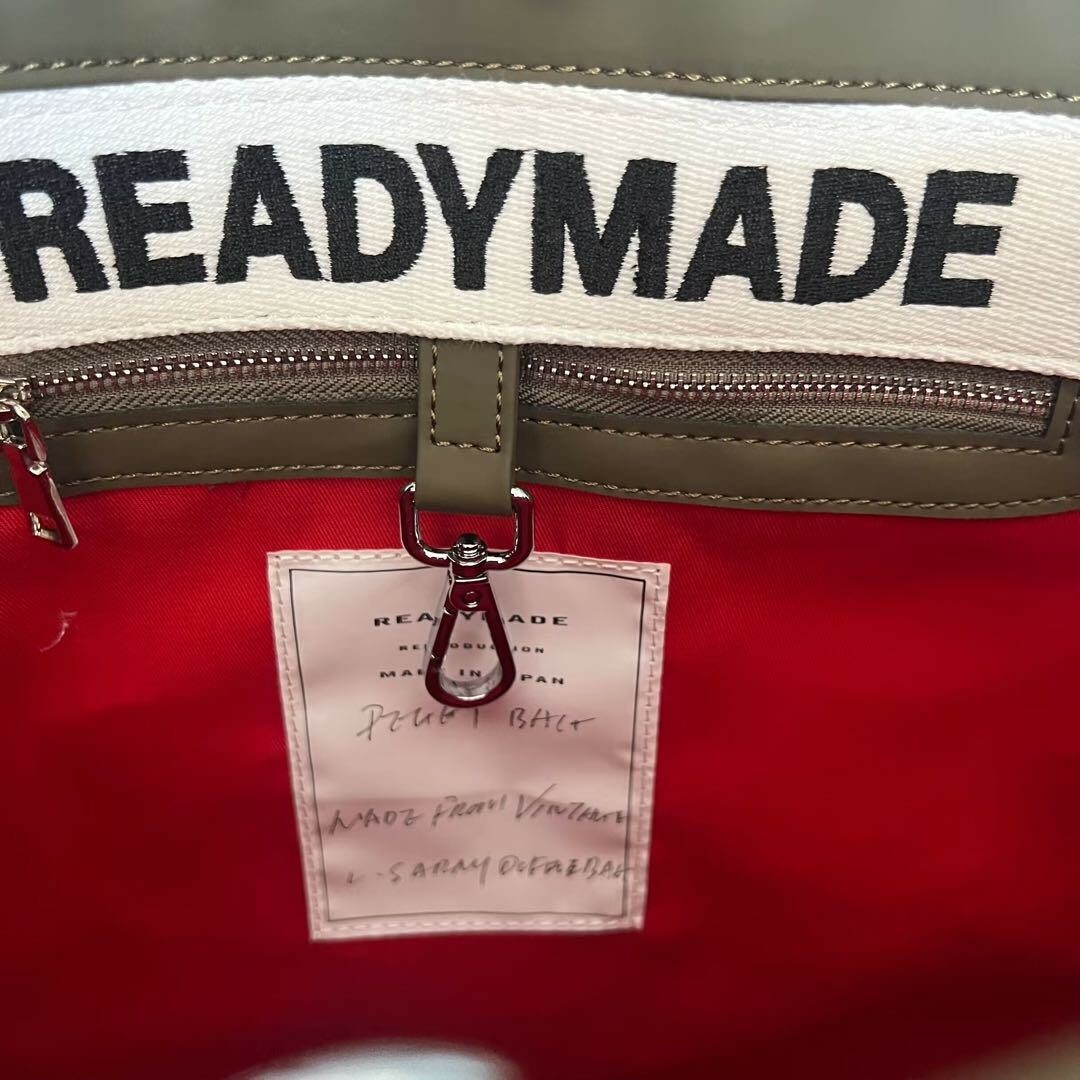 スノーブルー READYMADE レディーメイドPEGGY BAG KHAKI | irai.co.id