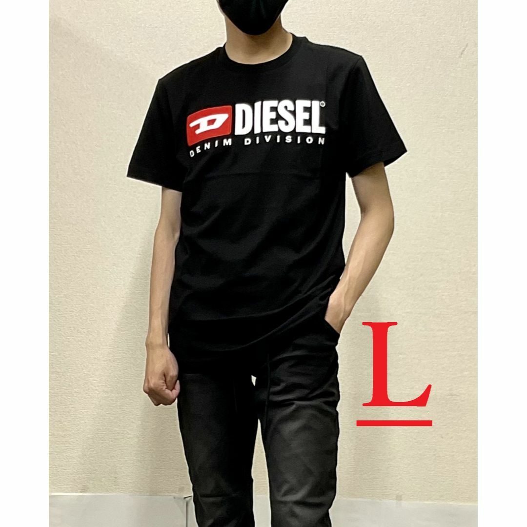 ディーゼル　Tシャツ 20A23　Lサイズ　ブラック　新品　ロゴ　A03766 | フリマアプリ ラクマ