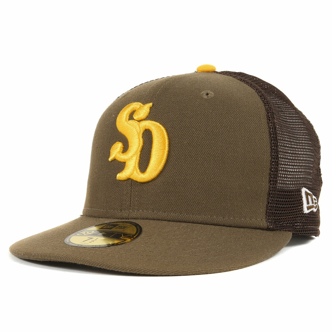 キャップSTANDARD CALIFORNIA スタンダードカリフォルニア キャップ NEW ERA SD ロゴ 6パネル メッシュキャップ SD 59FIFTY LOGO MESH CAP 20SS カーキ ブラウン 7 1/2(59.6cm) 帽子 【メンズ】