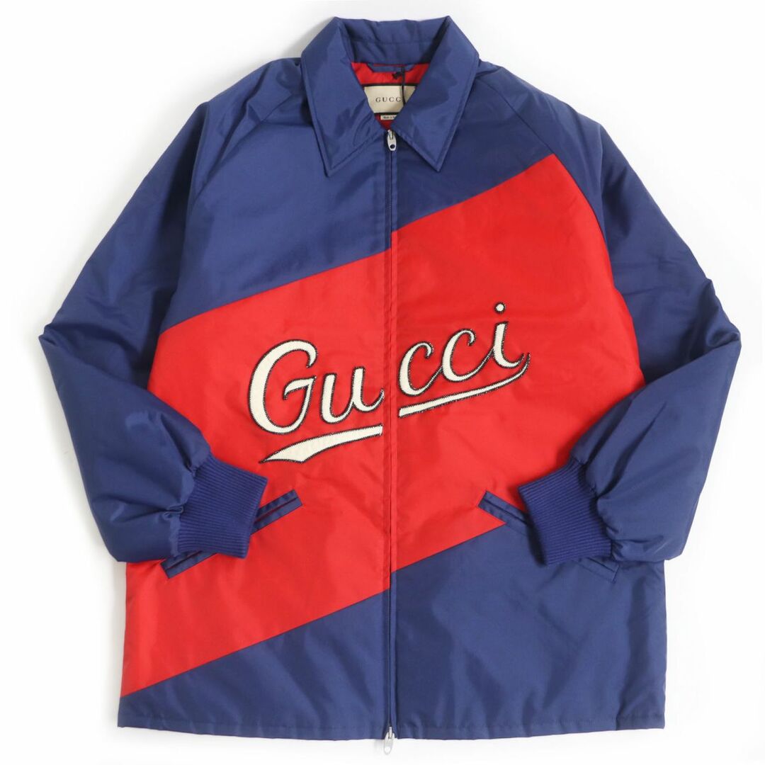 Gucci   美品□SS GUCCI/グッチ  ロゴワッペン WZIP 中綿入り