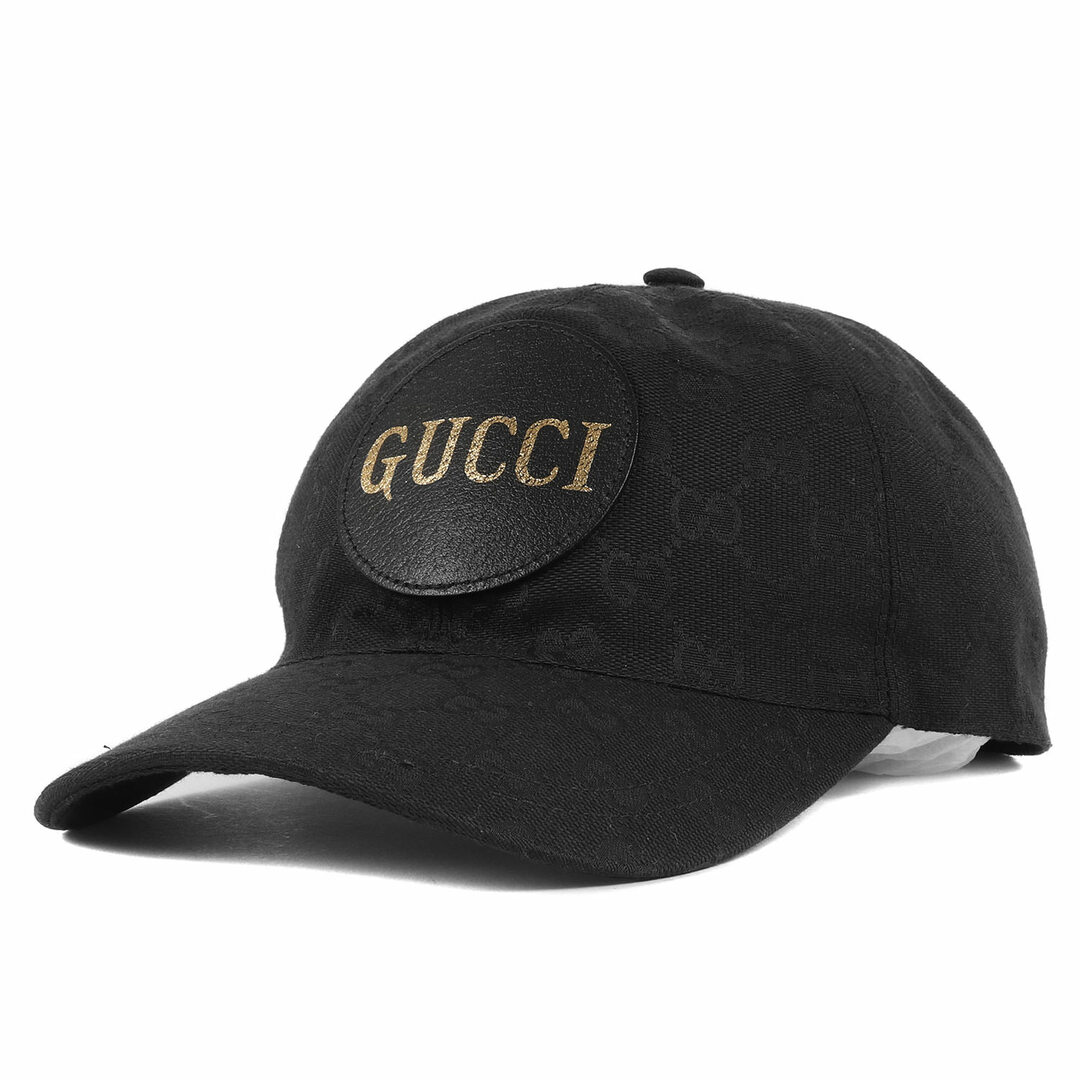 Gucci - GUCCI グッチ キャップ サイズ:M(58.0cm) 現行モデル レザー 