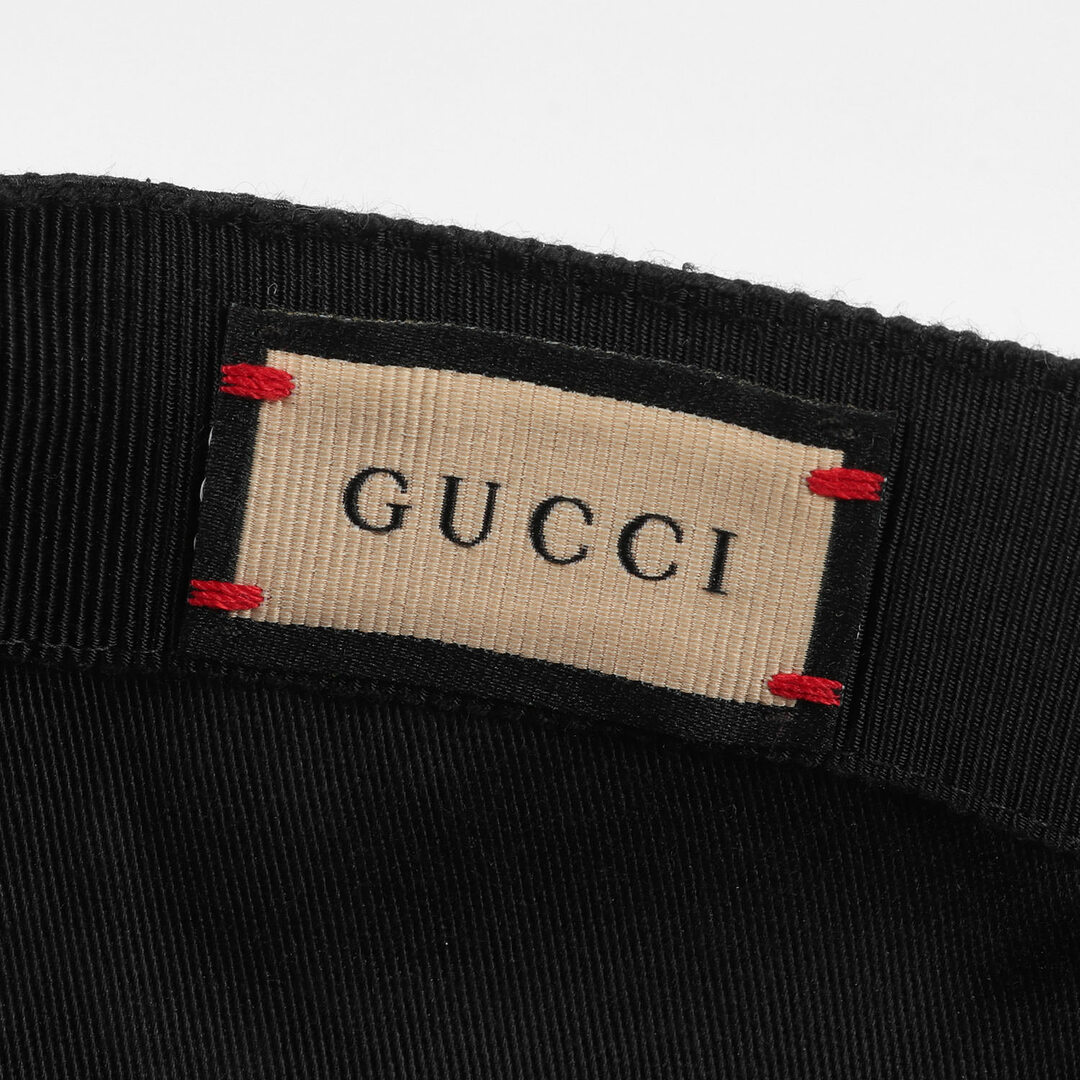 Gucci - GUCCI グッチ キャップ サイズ:M(58.0cm) 現行モデル レザー