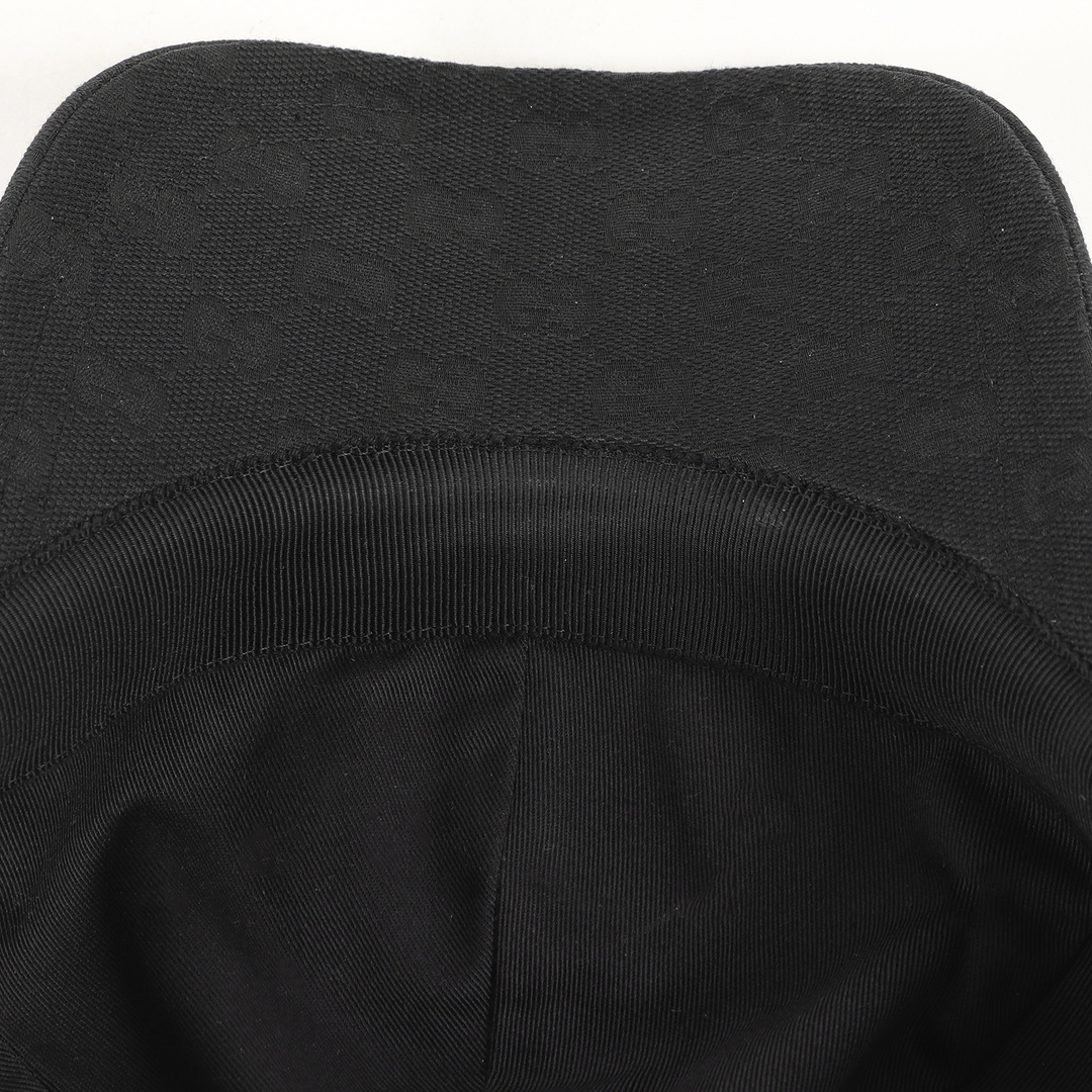 Gucci - GUCCI グッチ キャップ サイズ:M(58.0cm) 現行モデル レザー