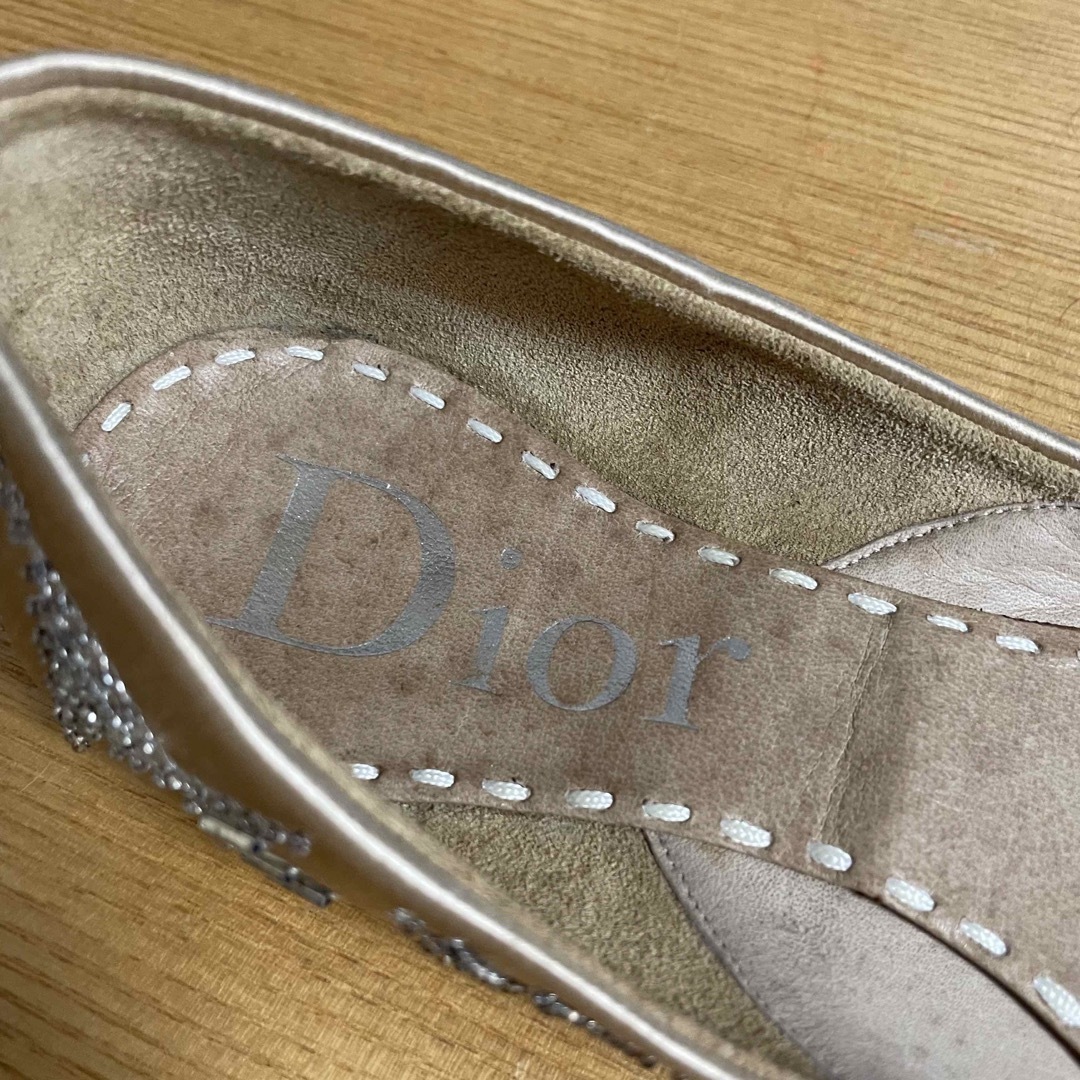 ディオールのフラットシューズ！Dior！美品！カラーブラック