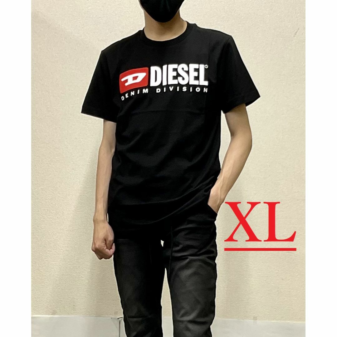 DIESELCRAVATTAディーゼル　長袖Tシャツ 1223　XLサイズ　ブラック　新品 タグ付