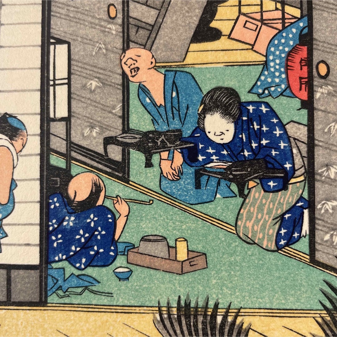 大切な 歌川広重 東海道五拾三次 木版画 赤阪 incprintsolutions.co.za