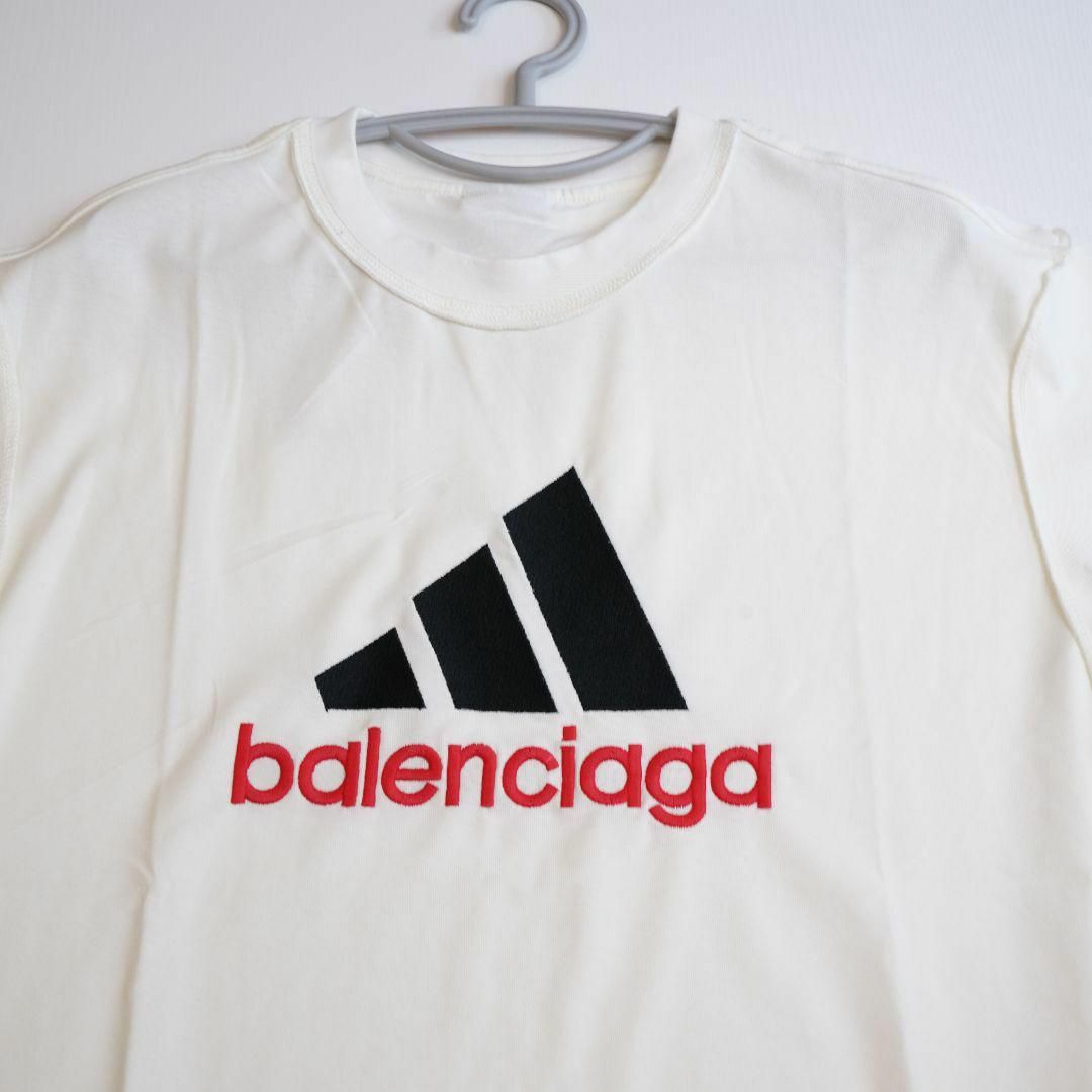 コ BALENCIAGA バレンシアガ カットソー メタルロゴ Tシャツ - 通販