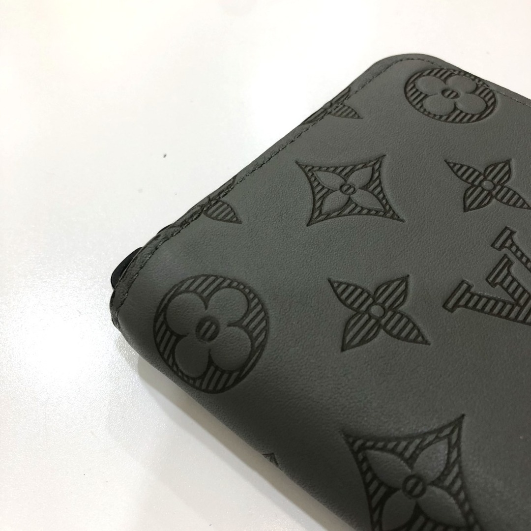 Louis Vuitton 美品 財布 モノグラムシャドウ ヴェルティカル グレ