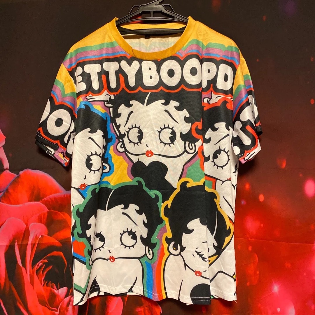 Betty Boop(ベティブープ)のベティちゃん　今季新作　海外製レアTシャツ　4L 1点限定 メンズのトップス(Tシャツ/カットソー(半袖/袖なし))の商品写真