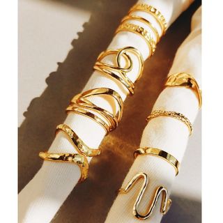 ザラ(ZARA)の展示ディスプレイ品ラスト1点／Gold ring … No.1011(リング(指輪))