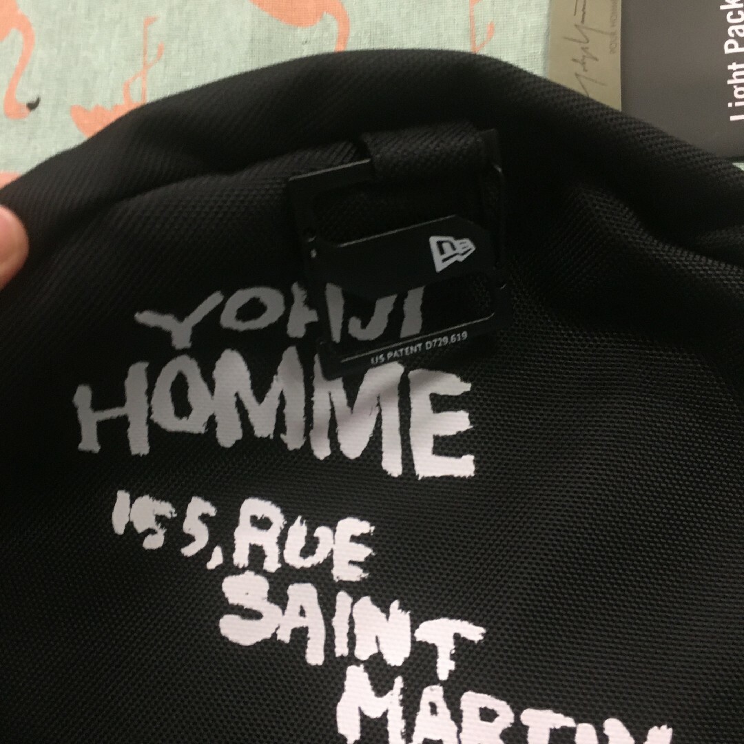 Yohji Yamamoto ペイント バックパック　ブラック