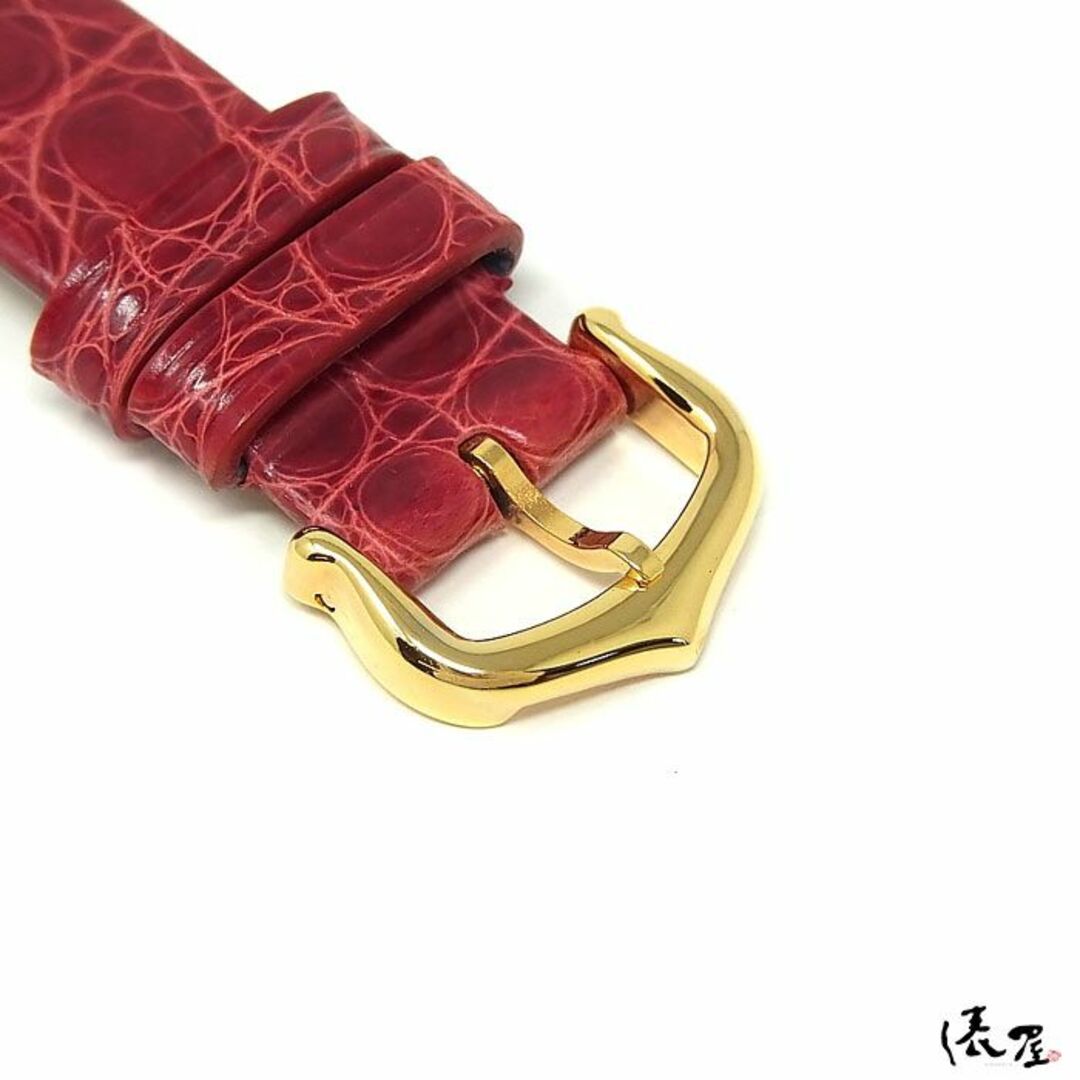 【仕上済】カルティエ マストタンク SM レッド 手巻き OH済 ヴィンテージ レディース Cartier 時計 腕時計 【送料無料】