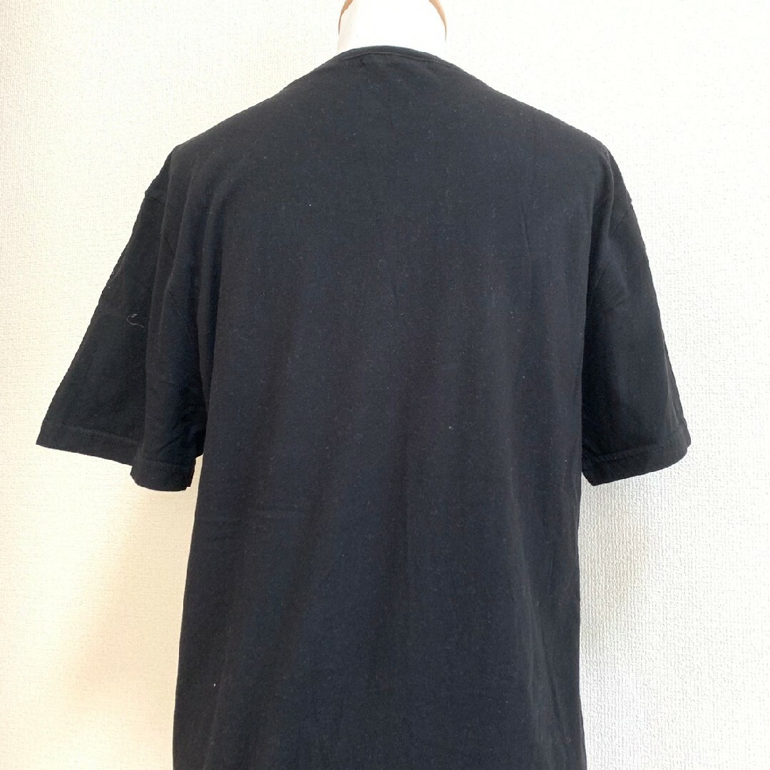 GUESS(ゲス)のGUESS ゲス　半袖Tシャツ　プリント　カジュアル　ブラック メンズのトップス(Tシャツ/カットソー(七分/長袖))の商品写真
