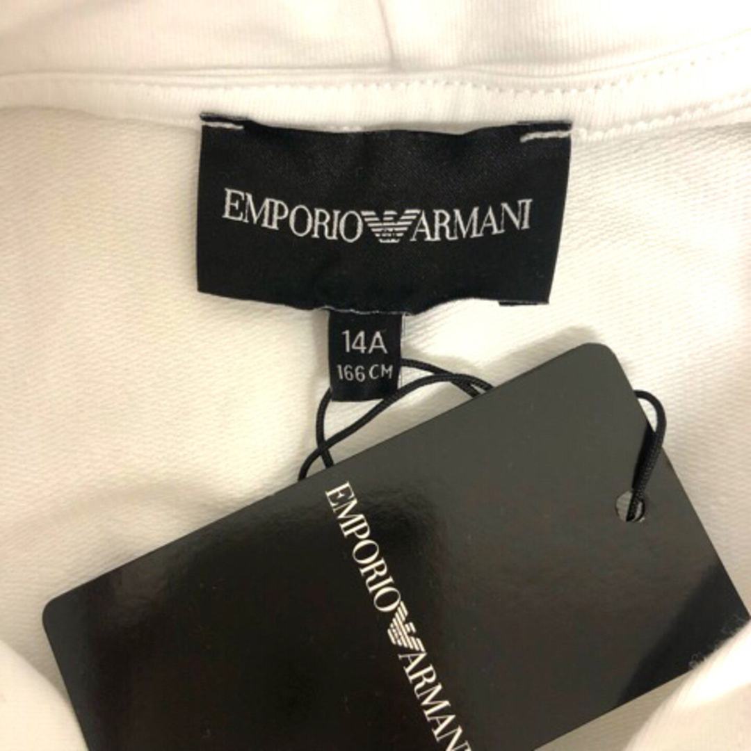 Emporio Armani(エンポリオアルマーニ)のエンポリオアルマーニ ワンピース ノースリーブ 膝丈 14A 白 キッズ可 レディースのワンピース(その他)の商品写真