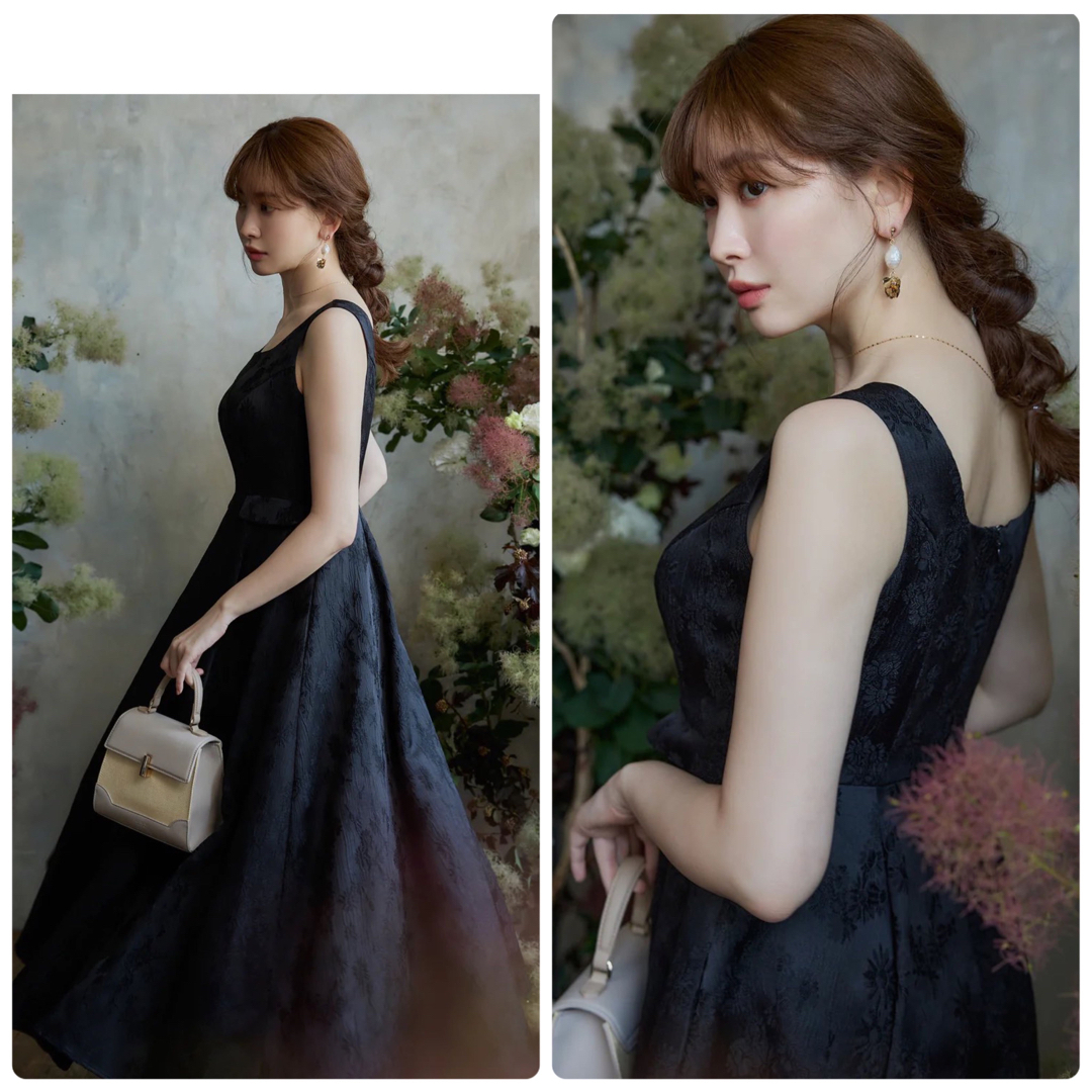 純正販売済み Classic Floral Jacquard Dress herlipto - moneytalks