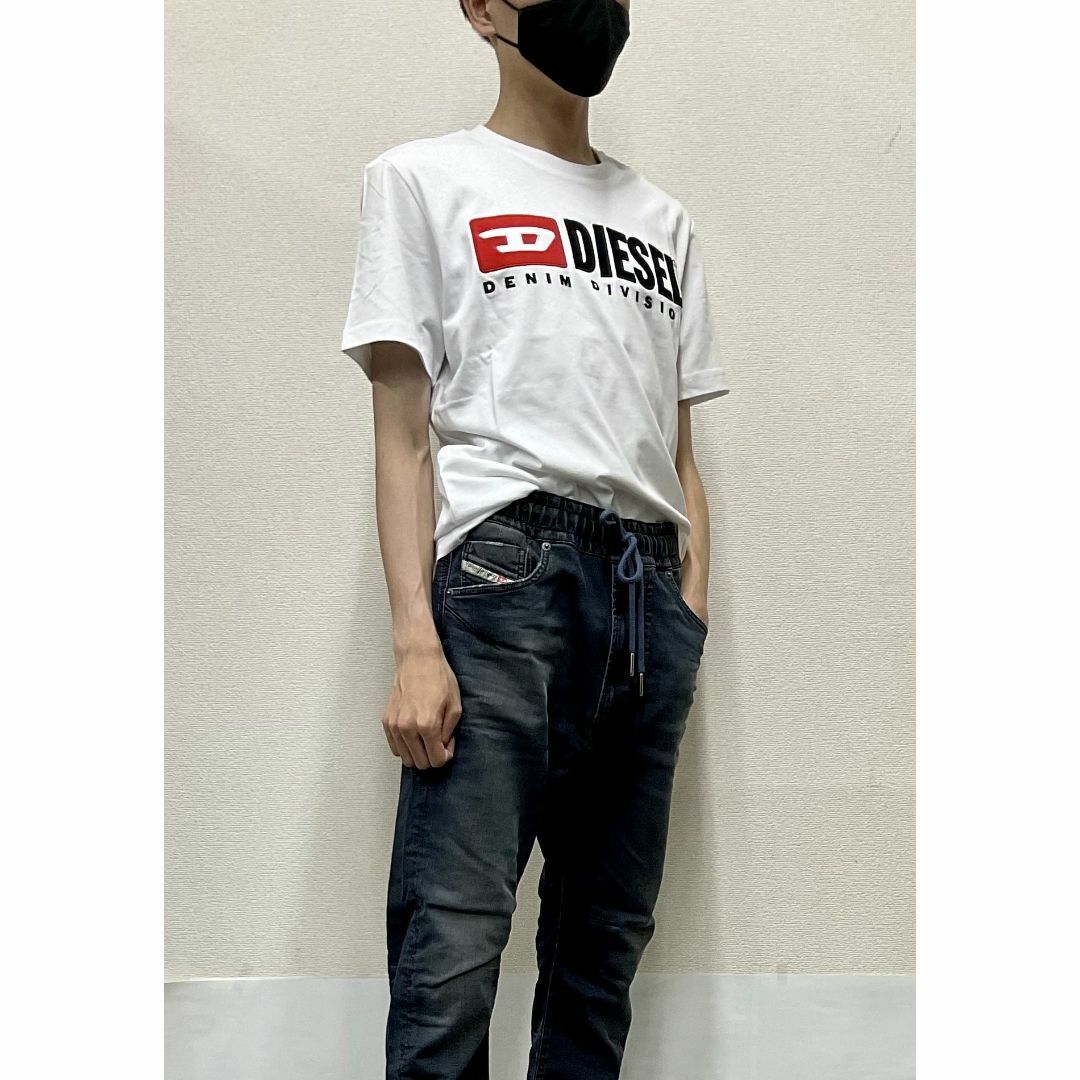 ディーゼル Tシャツ 20B23 Lサイズ ホワイト 新品 タグ付 人気のロゴ