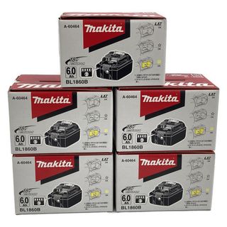 マキタ(Makita)の##MAKITA マキタ 18v 6.0Ah リチウムイオンバッテリ BL1860B 5個セット 純正バッテリ(その他)