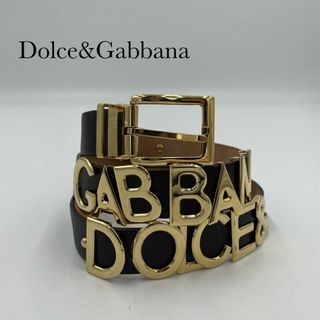 DOLCE&GABBANA - 美品✨ドルチェ&ガッバーナ ベルト ロゴ