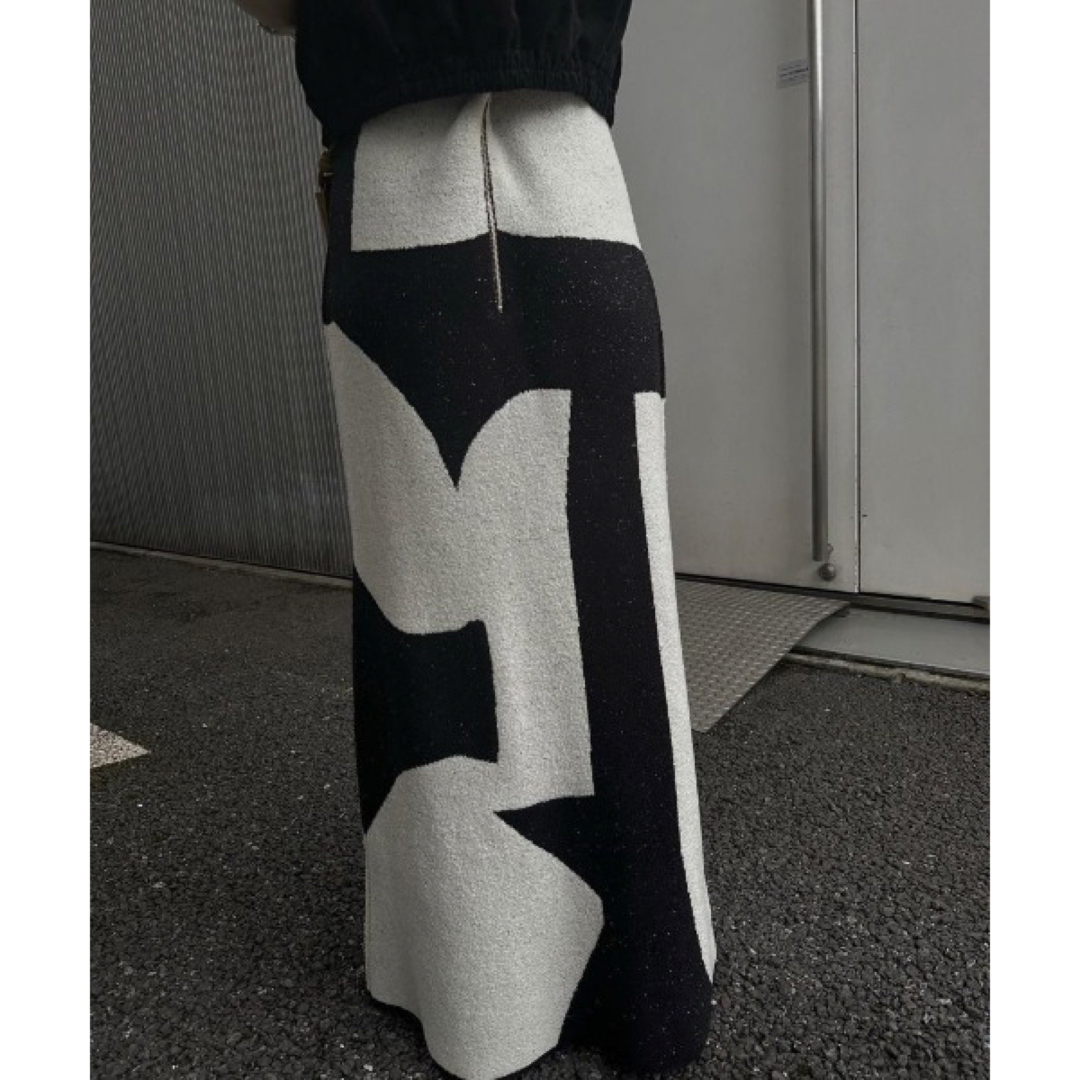 Ameri VINTAGE - Ameri LOOP YARN SEMI FLARE KNIT DRESSの通販 by