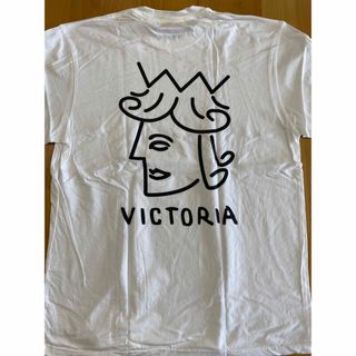 victoria hong kong ヴィクトリアホンコン　ロゴT(Tシャツ/カットソー(半袖/袖なし))