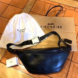 COACH - 【極美品】コーチ レザー ボディーバッグ 男女兼用 ブラック