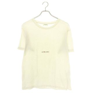 サンローラン(Saint Laurent)のサンローランパリ  497112 YB2LO ダメージ加工ロゴプリントTシャツ メンズ S(Tシャツ/カットソー(半袖/袖なし))